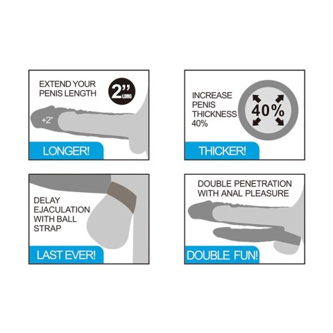 NAKŁADKA ADD 2 DOUBLE PENIS SLEEVE