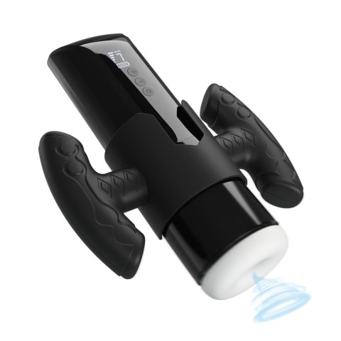 PRETTY LOVE LARISSA SUCTION & VIBRATION MASTURBATOR WITH UNIVERSAL HANDLE