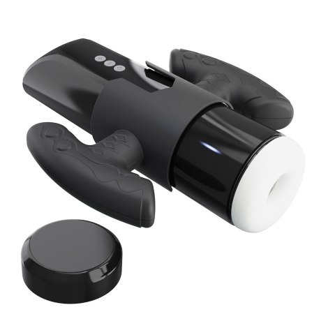 PRETTY LOVE LARISSA SUCTION & VIBRATION MASTURBATOR WITH UNIVERSAL HANDLE