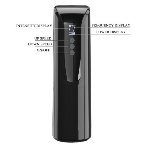 PRETTY LOVE LARISSA SUCTION & VIBRATION MASTURBATOR WITH UNIVERSAL HANDLE