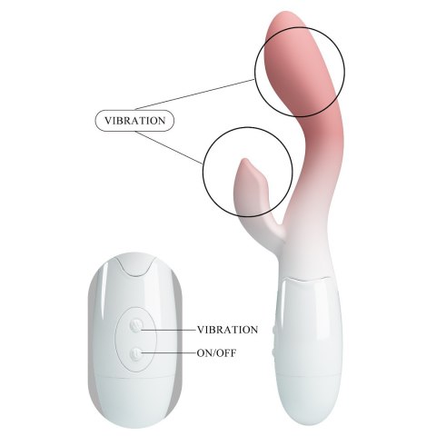 WIBRATOR PRETTY LOVE BRIGHTY WHITE-PINK