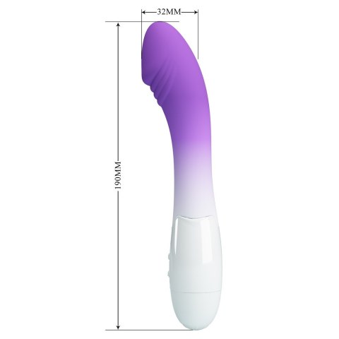 WIBRATOR PRETTY LOVE ELEMENTAL WHITE-PURPLE