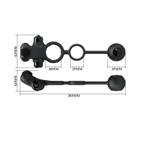 PIERŚCIEŃ PRETTY LOVE - VIBRATION PENIS SLEEVE IV