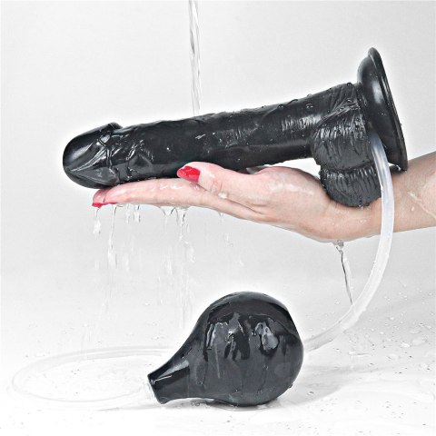 DILDO 9'' SQUIRT EXTREME DILDO - BLACK