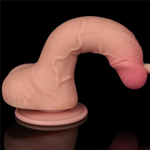 DILDO 7.5'' SLIDING SKIN DUAL LAYER DONG FLESH