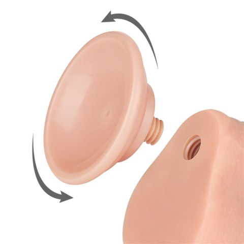 DILDO 7'' SLIDING SKIN DUAL LAYER DONG FLESH