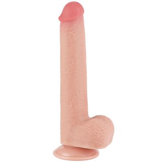 DILDO 9'' SLIDING SKIN DUAL LAYER DONG FLESH