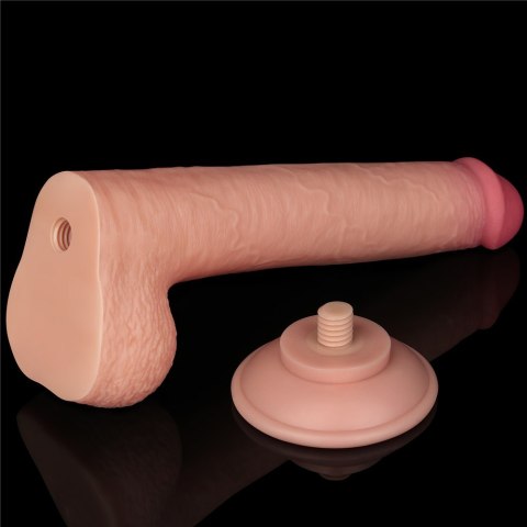 DILDO 9'' SLIDING SKIN DUAL LAYER DONG FLESH