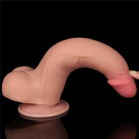 DILDO 8.5'' SLIDING SKIN DUAL LAYER DONG