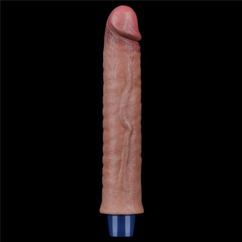 WIBRATOR 9.5" REAL SOFTEE VIBRATING DILDO