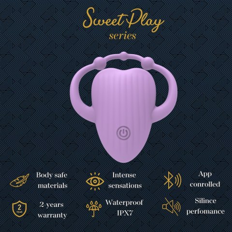 DYSKRETNY MASAŻER STEROWANY APLIKACJĄ EROSPACE SWEET PLAY A5