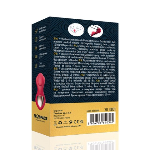 MASAŻER ŁECHTACZKI Z MOCOWANIEM NA MAJTECZKI EROSPACE SWEET PLAY A1