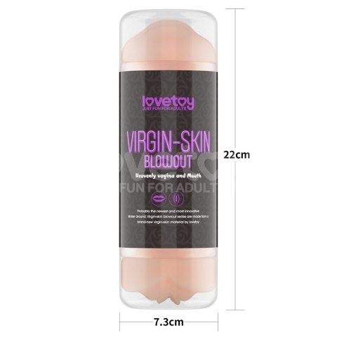 VIRGIN-SKIN BLOWOUT DOUBLE SIDE STROKER