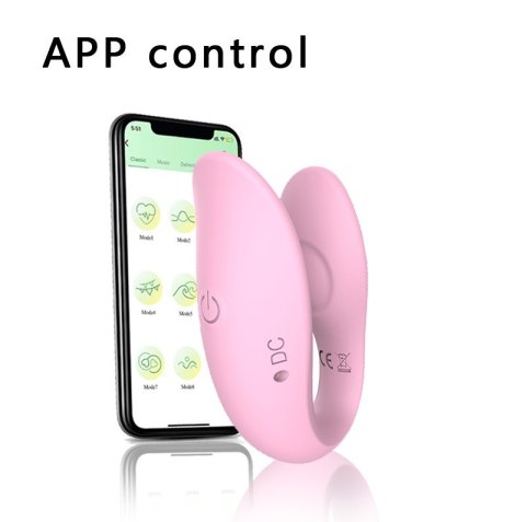 WIBRATOR TYPU C DLA PAR, STEROWANY APLIKACJĄ EROSPACE SWEET PLAY A7