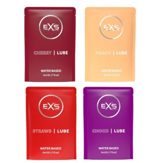 ZESTAW TESTERÓW 100 SZT. EXS FLAVOURED LUBE SACHETS 5ML