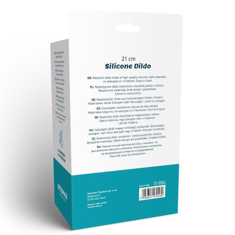 DILDO SILIKONOWE 21 CM EROSPACE NATURAL PLAY D4