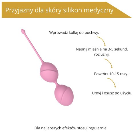 KULKI DO ĆWICZEŃ MIĘŚNI KEGLA EROSPACE SWEET PLAY A11