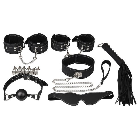 LUKSUSOWY ZESTAW BDSM 7 PRODUKTÓW EROSPACE WILD PLAY C10