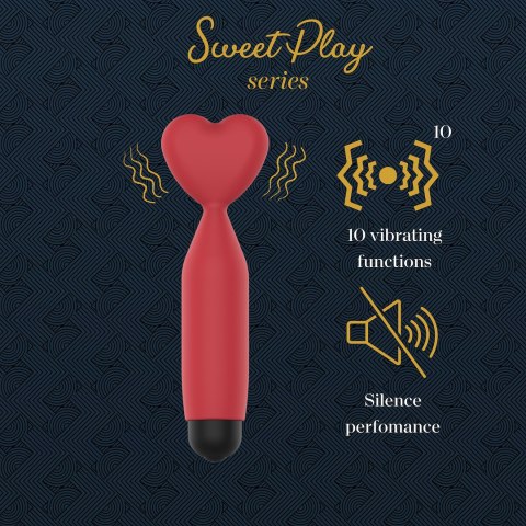MINI WIBRATOR Z KOŃCÓWKĄ W KSZTAŁCIE SERDUSZKA EROSPACE SWEET PLAY A14