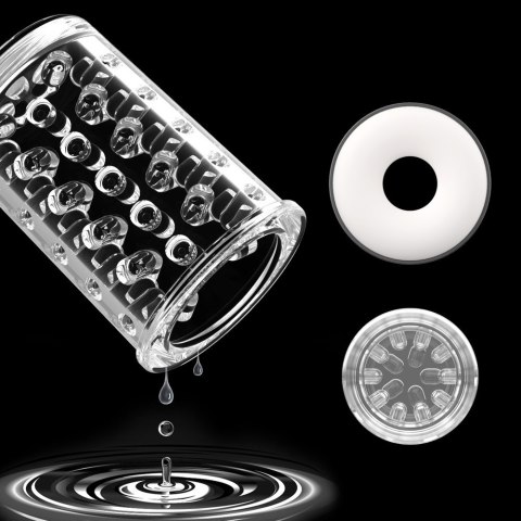 NOWOCZESNY MASTURBATOR MĘSKI Z RUCHEM POSUWISTO-OBROTOWYM EROSPACE MEN'S PLAY B1