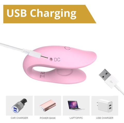 WIBRATOR TYPU C DLA PAR, STEROWANY APLIKACJĄ EROSPACE SWEET PLAY A7