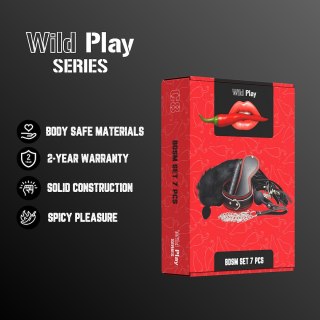 ZESTAW BDSM 7 PRODUKTÓW EROSPACE WILD PLAY C8