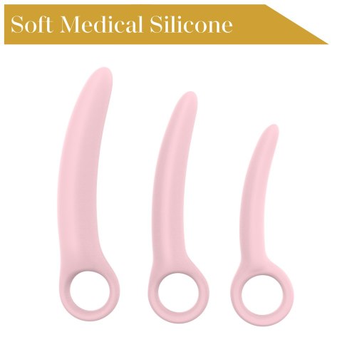 ZESTAW DILATORÓW DO ĆWICZEŃ MIĘŚNI DNA MIEDNICY EROSPACE SWEET PLAY A13