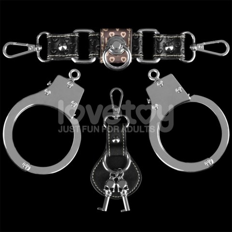 KAJDANKI REBELLION HEAVY METAL HANDCUFFS (SILVER)