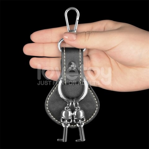 KAJDANKI REBELLION HEAVY METAL HANDCUFFS (SILVER)