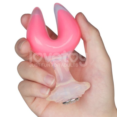 KOREK ANALNY GEMORIA SILICONE BUTT PLUG (GLOW-IN-THE-DARK)