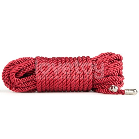 LINA DO KRĘPOWANIA REBELLION CRIMSON SILKY BONDAGE ROPE