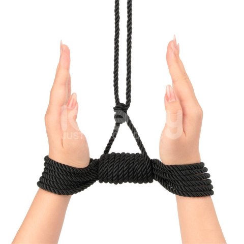 LINA DO KRĘPOWANIA REBELLION EBONY SILKY BONDAGE ROPE