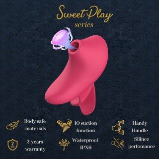 MASAŻER ŁECHTACZKI Z 10 TRYBAMI SSANIA EROSPACE SWEET PLAY A15