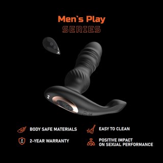 MASAŻER PROSTATY Z RUCHEM POSUWISTYM EROSPACE MEN'S PLAY B4
