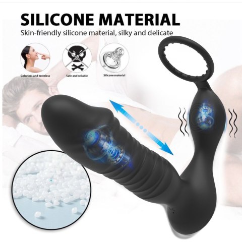 MASAŻER PROSTATY Z RUCHEM POSUWISTYM STEROWANY APLIKACJĄ EROSPACE MEN'S PLAY B5