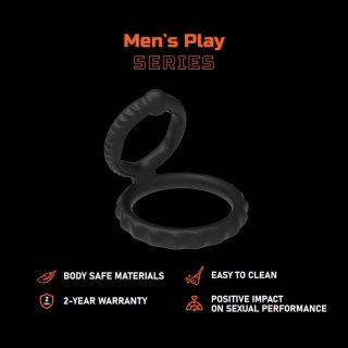 PIERŚCIEŃ EREKCYJNY NA PENISA I JĄDRA EROSPACE MEN'S PLAY B8