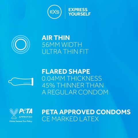PREZERWATYWY 144 SZT. EXS AIR THIN