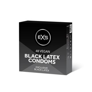 PREZERWATYWY 48 SZT. EXS BLACK LATEX CONDOMS