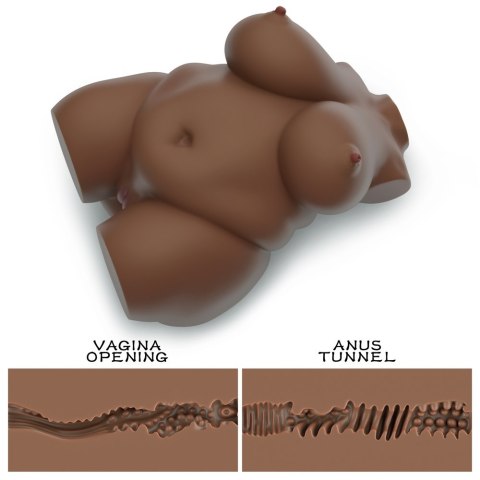 REALISTYCZNE TUŁOWIE STREETGIRL'S #7 BLACK