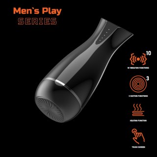 SSĄCY MASTURBATOR MĘSKI Z FUNKCJĄ GRZANIA ORAZ WIBRACJAMI EROSPACE MEN'S PLAY B6