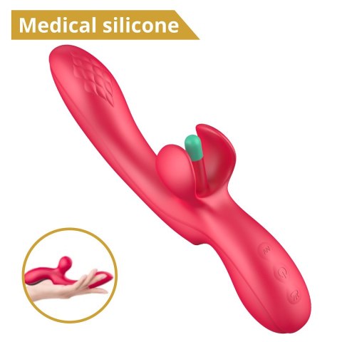 WIBRATOR DO PUNKTU G Z RUCHOMYM JĘZYCZKIEM DO STYMULACJI ŁECHTACZKI EROSPACE SWEET PLAY A16