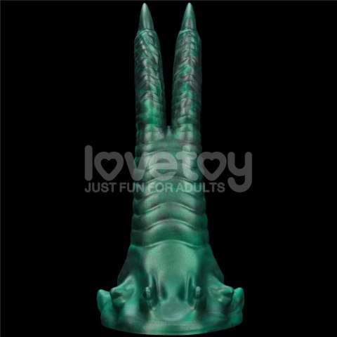WIBRATOR SAVAGE CHARM DOUBLE-CLAW VIBRATING SILICONE DILDO