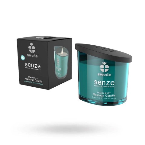 ŚWIECA DO MASAŻU SWEDE TRANGQULITY SPEARMINT ROSE ORANGE 150 ML